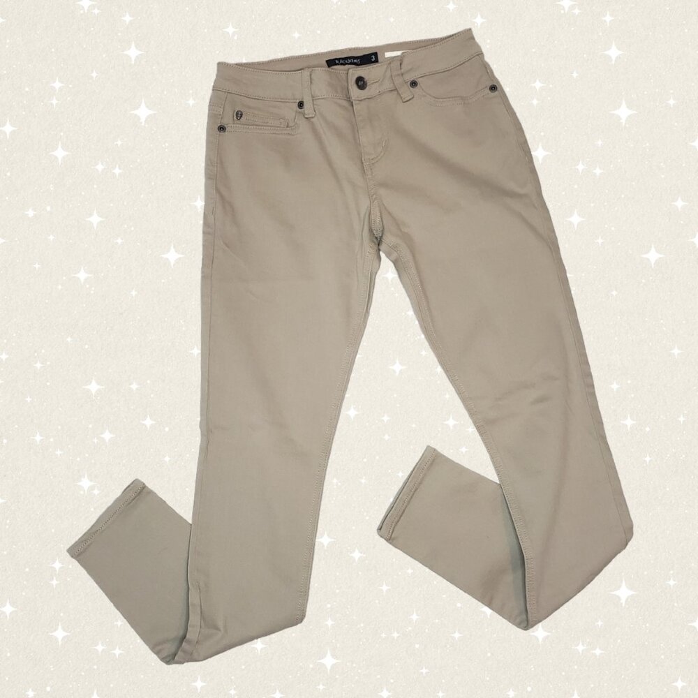 Blackheart Khaki Cream Tan Skinny Jeans Hot Topic Pants Size 3 Juniors